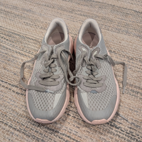 Sorel Womens Kinetic Rnegd Lace Shoes pink grey size 8.5 - Picture 2 of 5